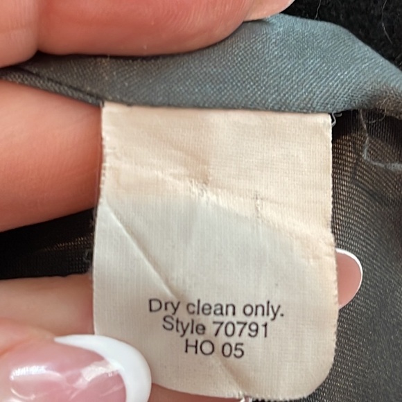 J. CREW 100% WOOL DOUBLE BREASTED PEA COAT BLACK SIZE MEDIUM - Picture 9 of 9